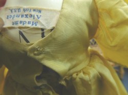 madame alexander yellow dress bows d